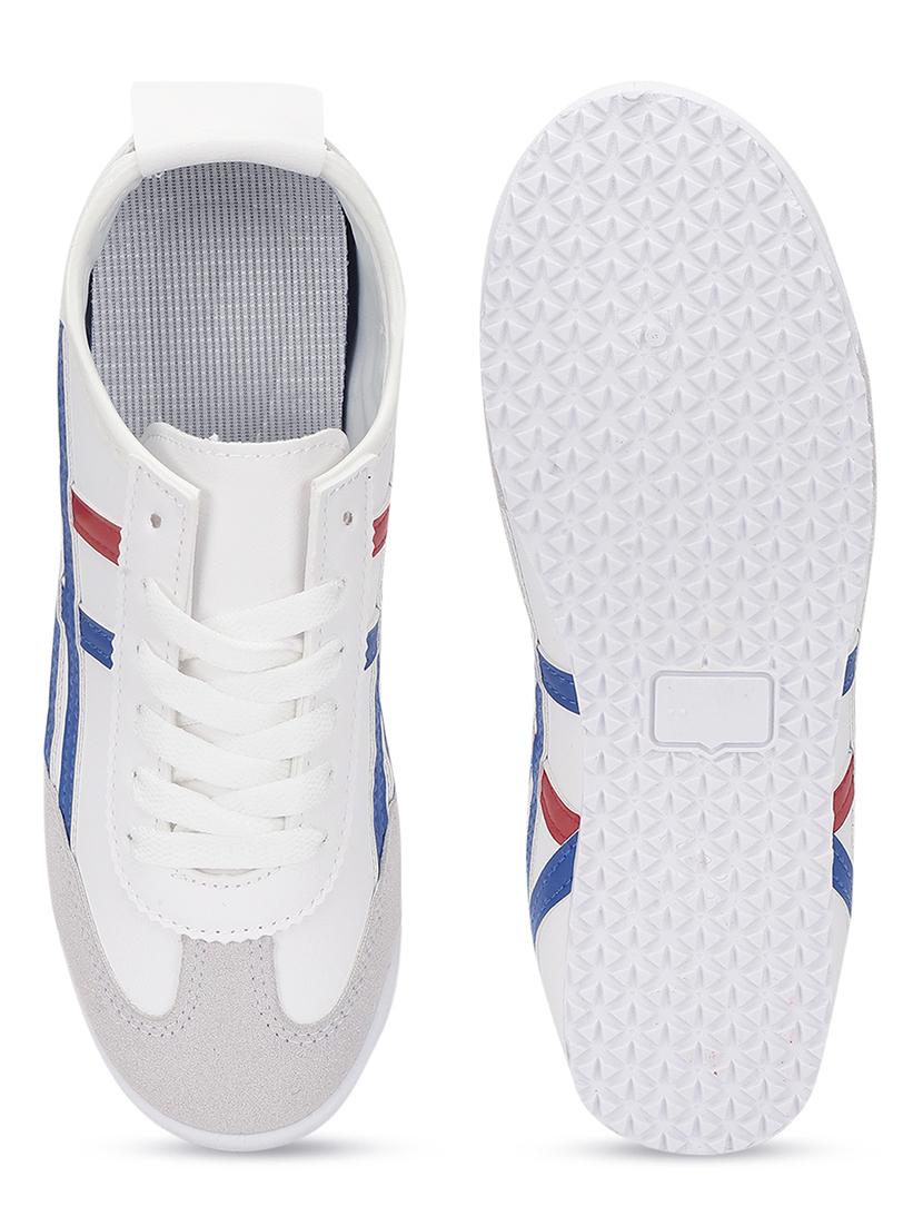 women white lace-up sneaker - 21526655 - Standard Image - 6