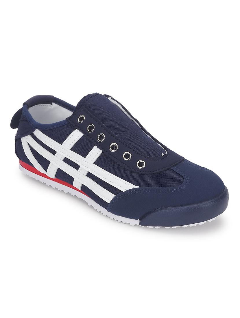 women navy blue lace-up sneaker - 21526657 - Zoom Image - 0