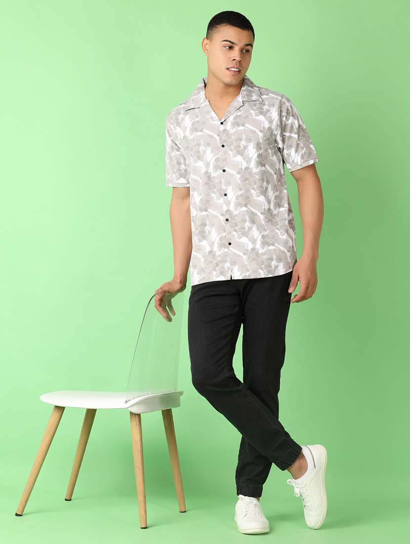 men mid rise solid jogger - 21527304 -  Standard Image - 4