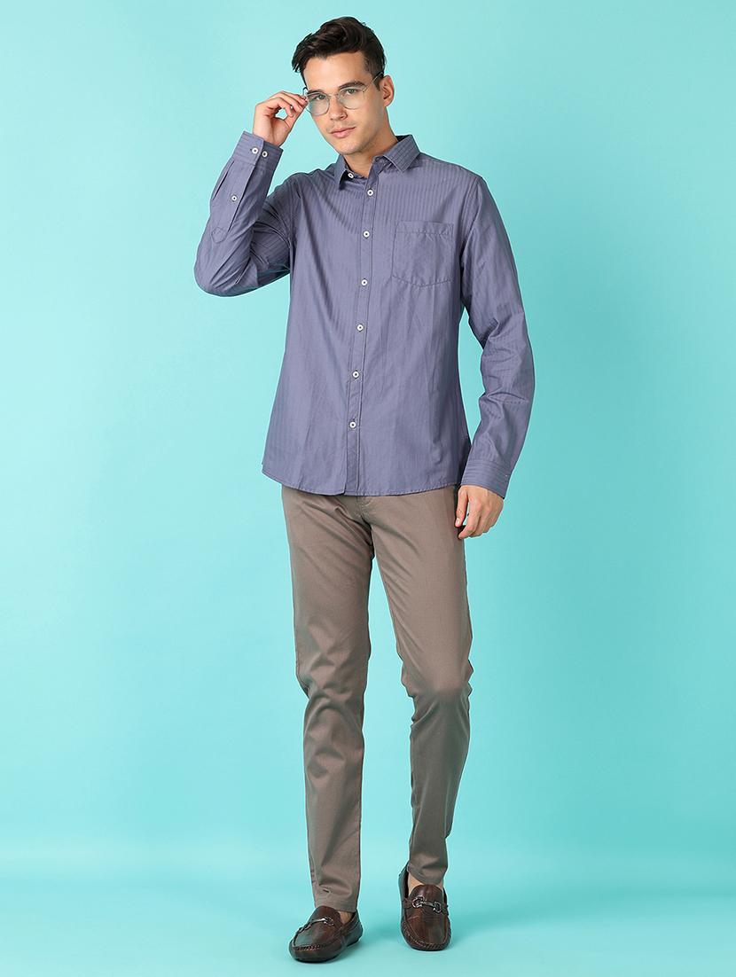 men self design long sleeve casual shirt - 21527308 - Standard Image - 4