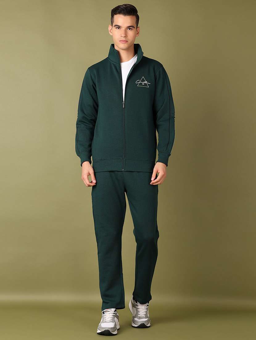 men solid track pant full length track suit - 21527357 -  Standard Image - 1
