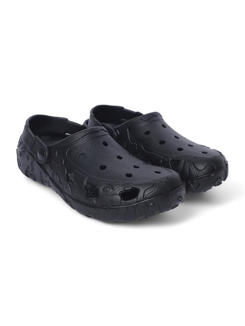 women black solid clogs - 21527834 - Standard Image - 1