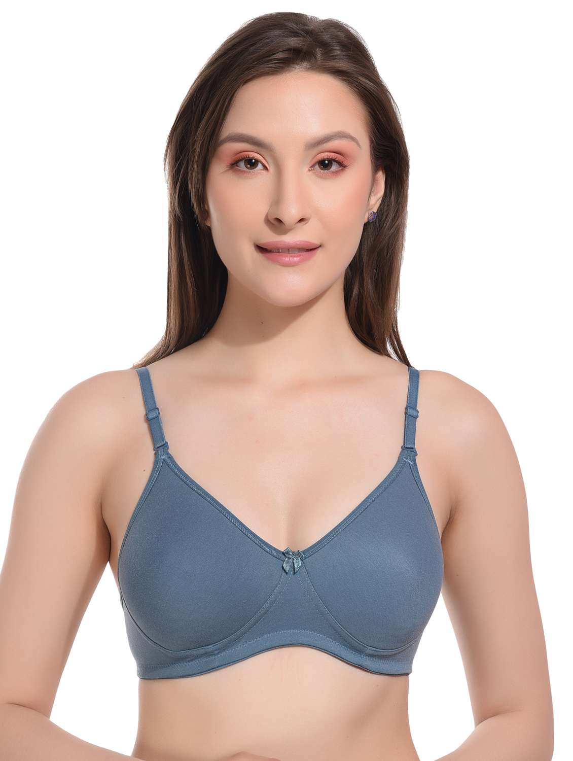 pack of 2 cotton t-shirt bra - 21527984 -  Standard Image - 4