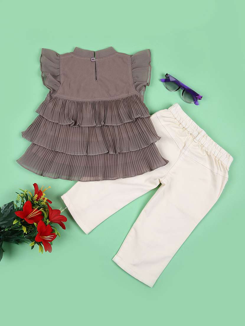 kids solid cotton twin set - 21528137 -  Standard Image - 1