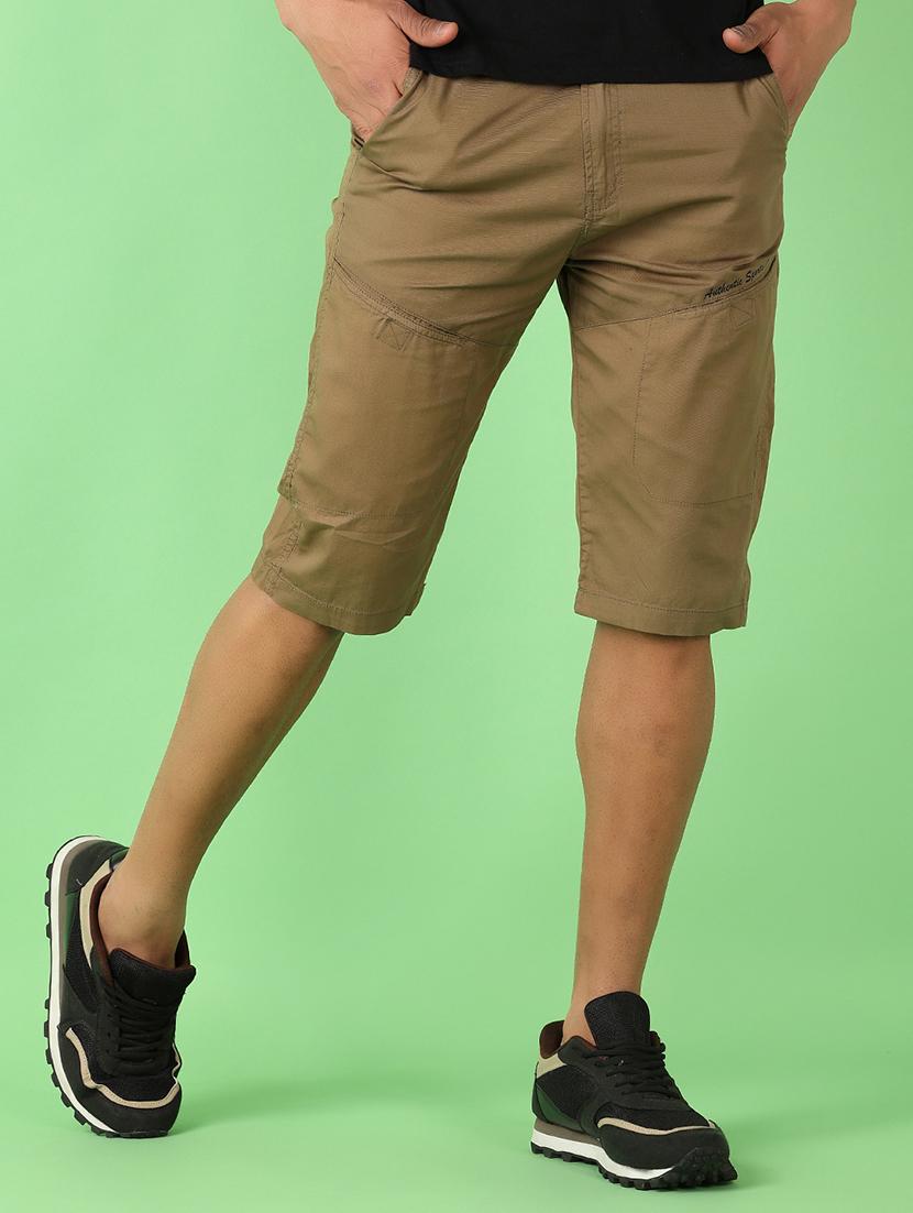 men mid rise solid cargo style three - fourth - 21528188 - Standard Image - 1