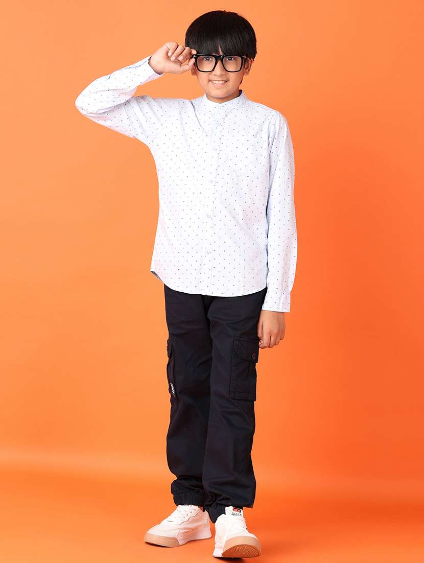 boys printed long sleeve casual shirt - 21528191 -  Standard Image - 4