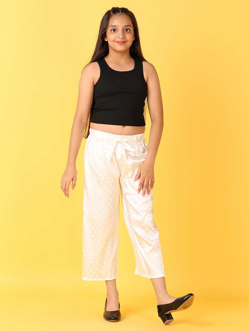 girls polka dots printed palazzo - 21528204 -  Standard Image - 4