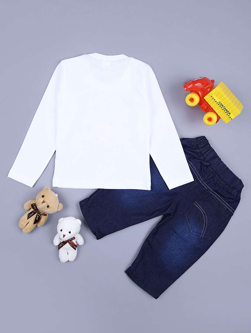 boys printed casual wear full length set - 21528288 -  Standard Image - 1