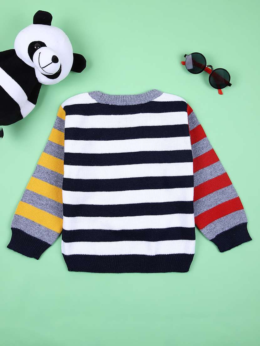 boys striped long sleeve sweater - 21528765 -  Standard Image - 1