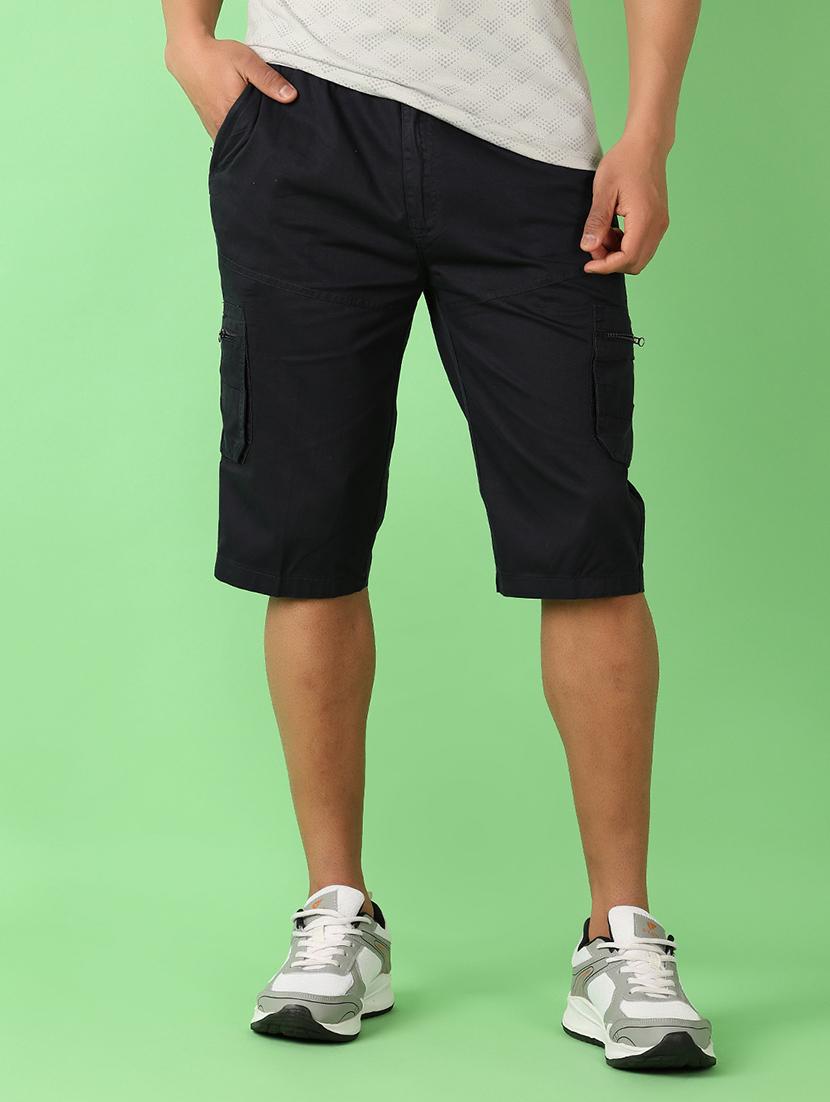 men mid rise solid cargo style three - fourth - 21528814 -  Standard Image - 1