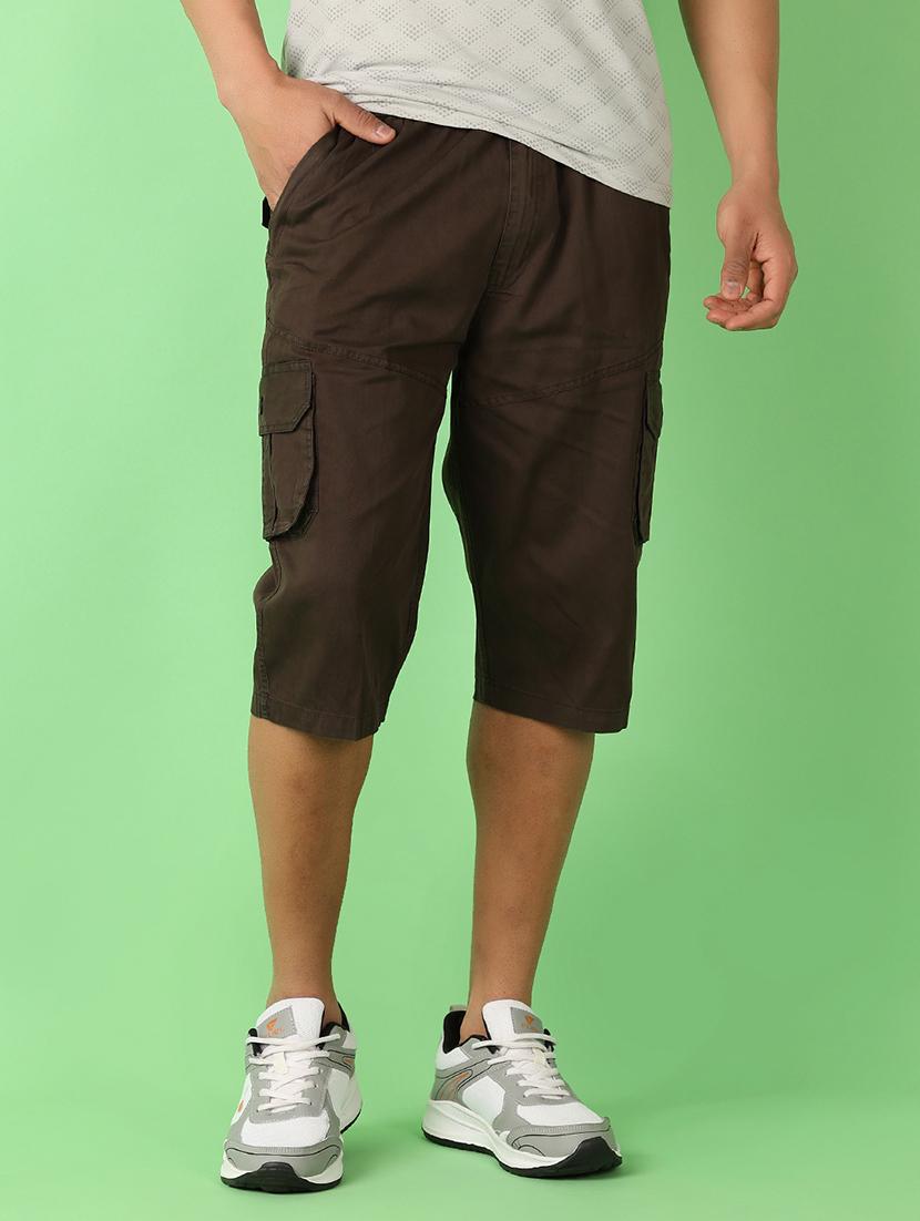 men mid rise solid cargo style three - fourth - 21528815 -  Standard Image - 1
