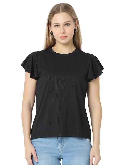 women solids round neck top - 21529256 -  Standard Image - 0