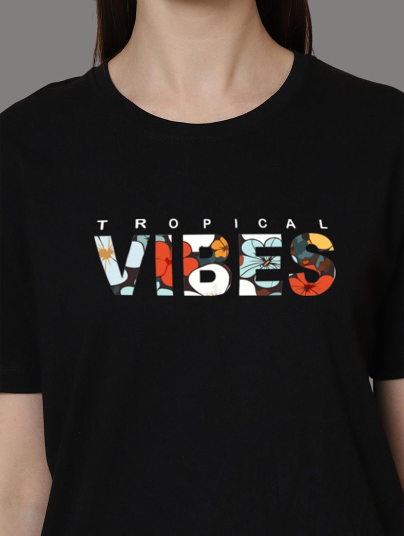 women printed short sleeve crop t-shirt - 21529366 - Standard Image - 6