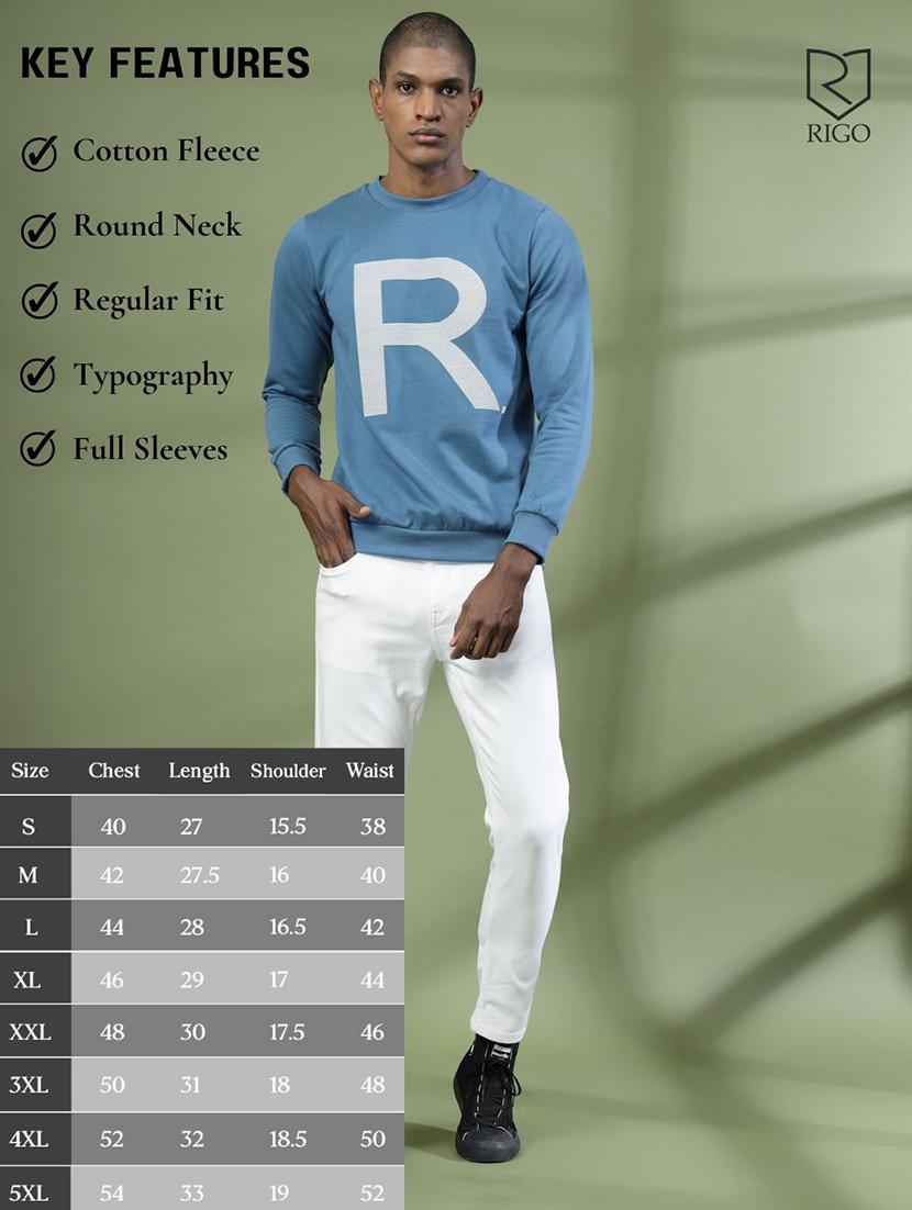 men long sleeves front print sweatshirt - 21529606 - Standard Image - 4