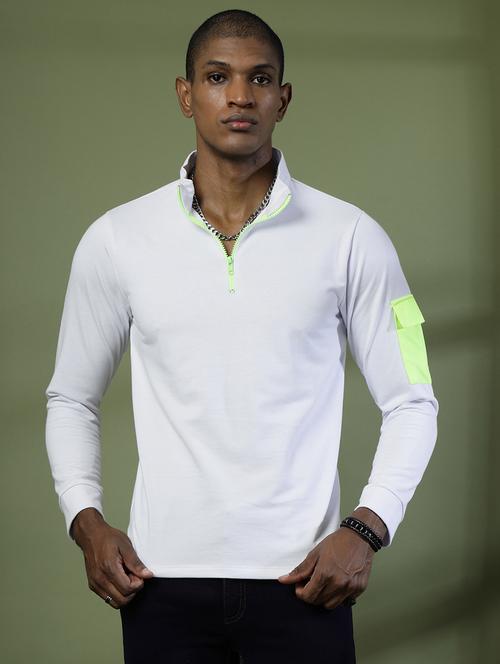 men polo neck plain t-shirt - 21529622 - Standard Image - 0