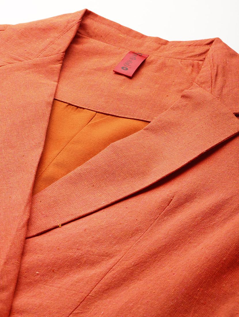women solid long sleeve double breasted blazer - 21529709 - Standard Image - 6