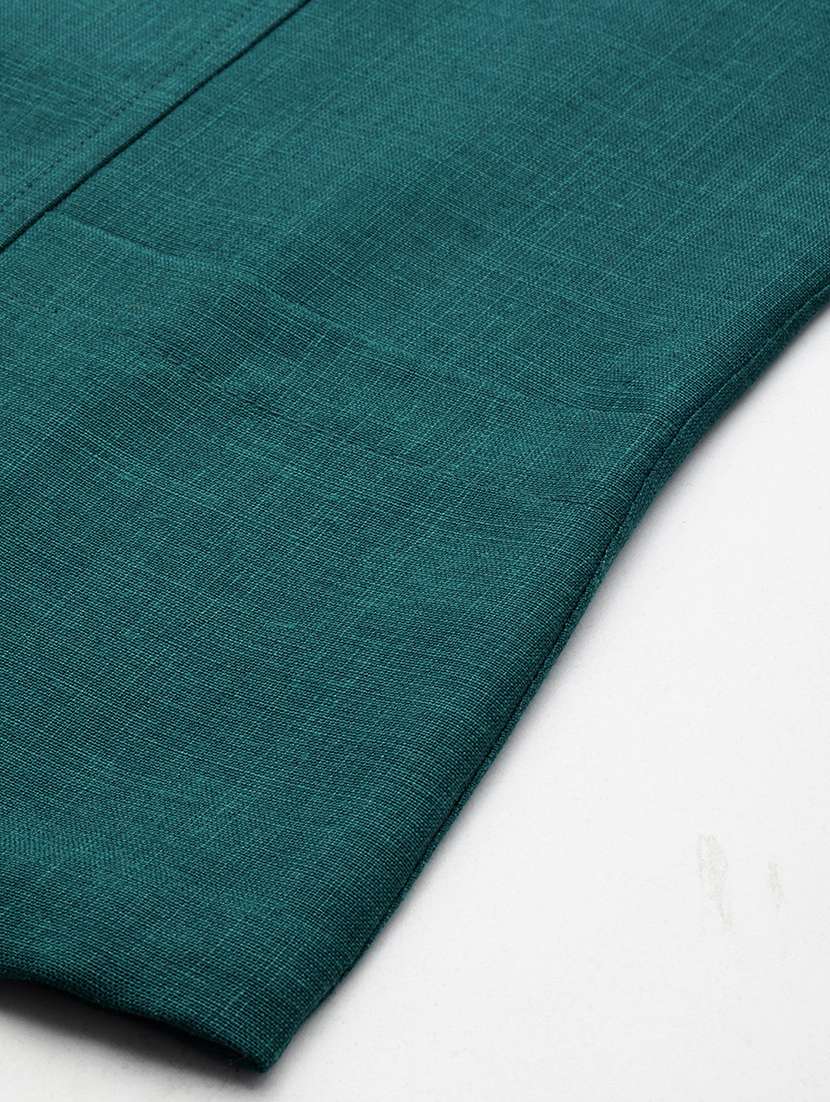 women solid long sleeve lapel collar formal blazer - 21529727 -  Standard Image - 4