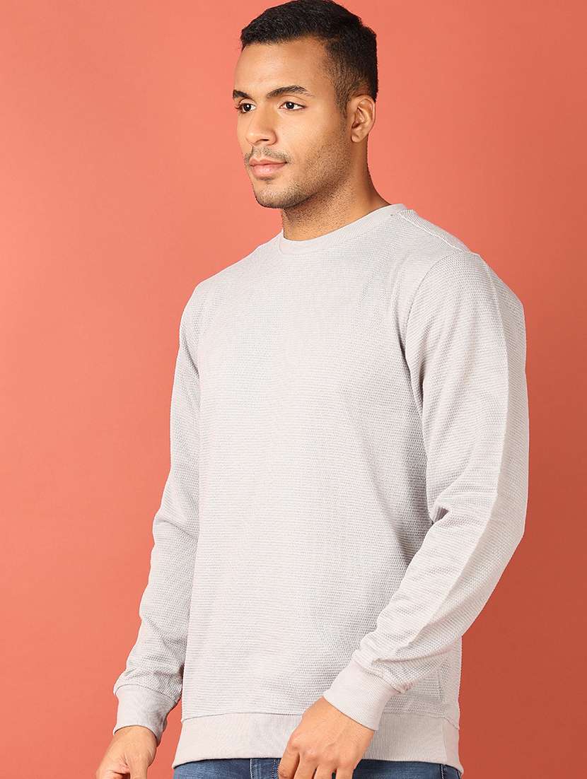 men long sleeves plain sweatshirt - 21529827 -  Standard Image - 1