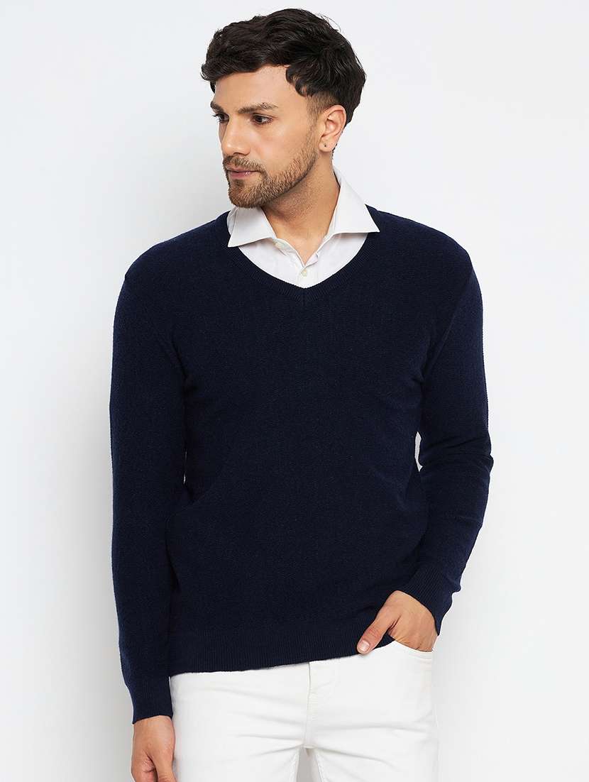 men long sleeve self-designed pullover