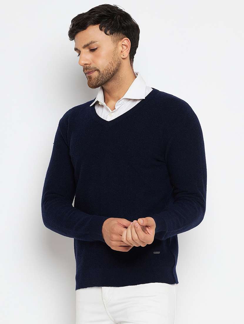 men long sleeve self-designed pullover - 21530260 -  Standard Image - 1