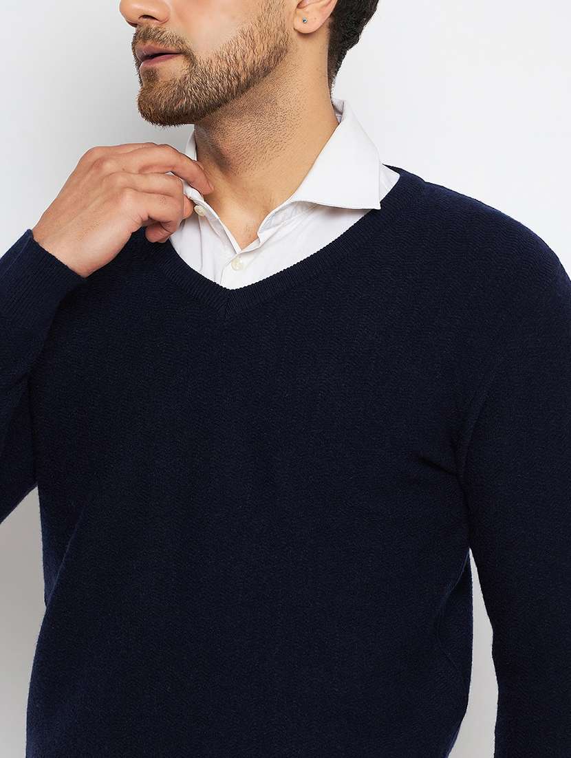 men long sleeve self-designed pullover - 21530260 -  Standard Image - 4