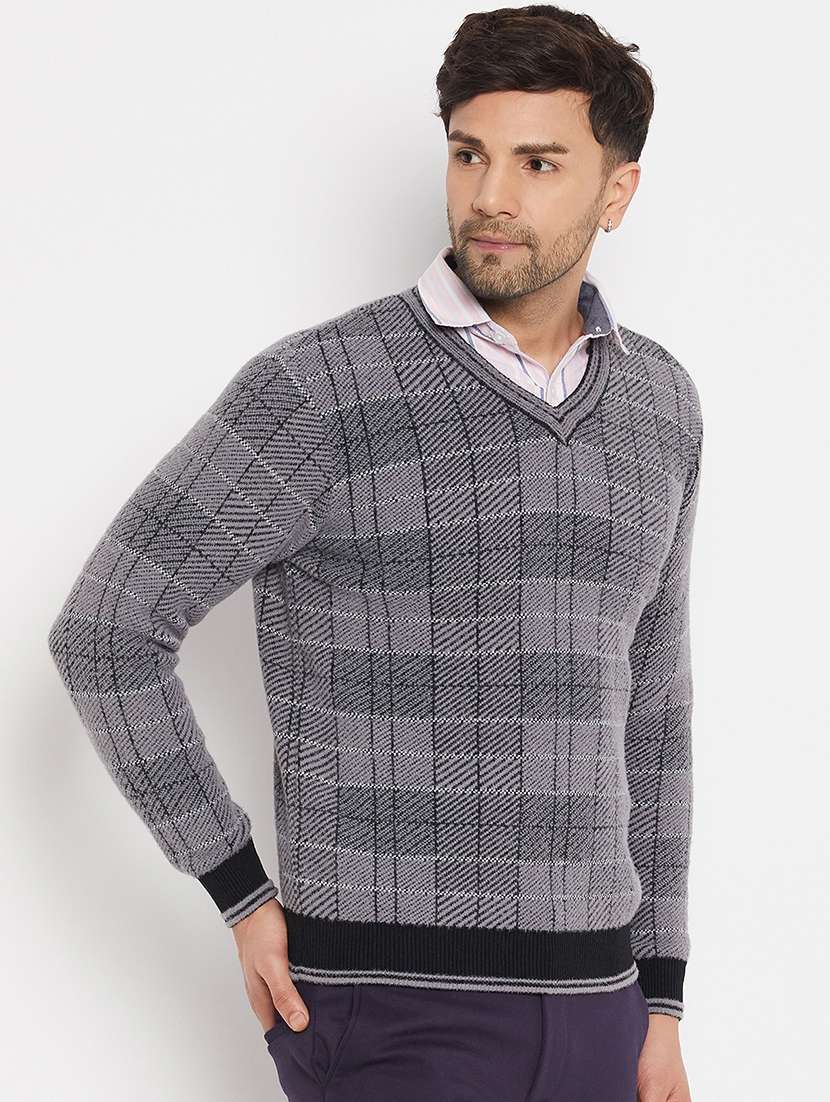 men long sleeve self-designed pullover - 21530297 -  Standard Image - 1