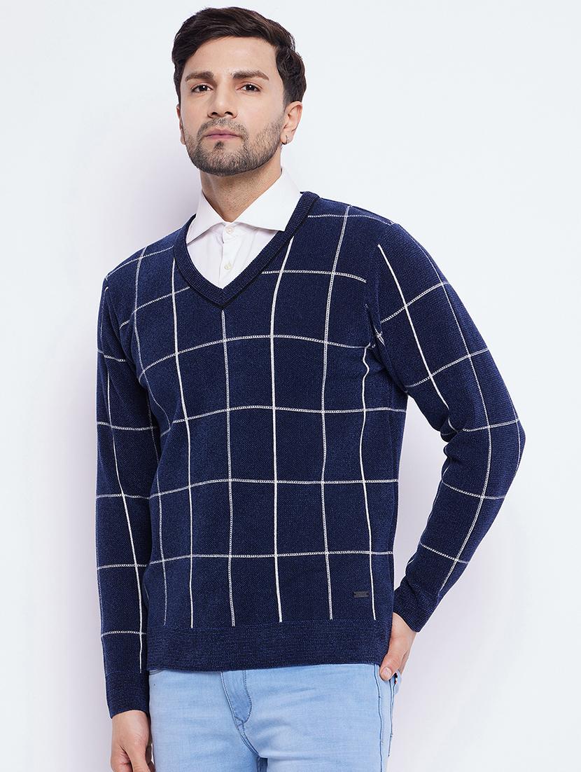 men self design long sleeve pullover - 21530311 -  Standard Image - 1