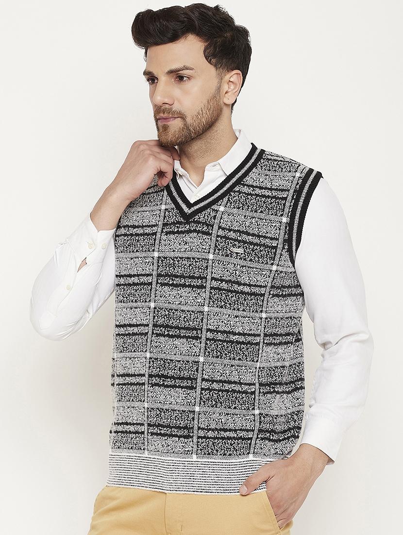 men long sleeve self-designed pullover - 21530321 - Standard Image - 1