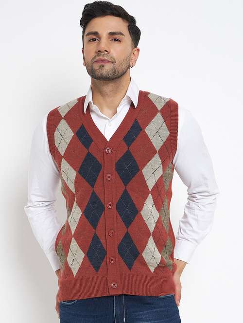 men sleeveless self-designed pullover - 21530327 -  Standard Image - 0