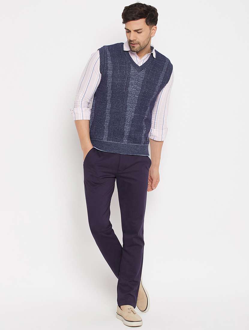 men self design sleeveless pullover - 21530329 -  Standard Image - 4