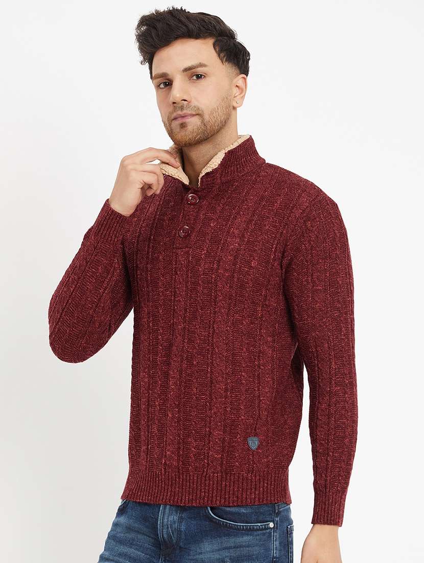 men long sleeve self-designed pullover - 21530428 -  Standard Image - 1