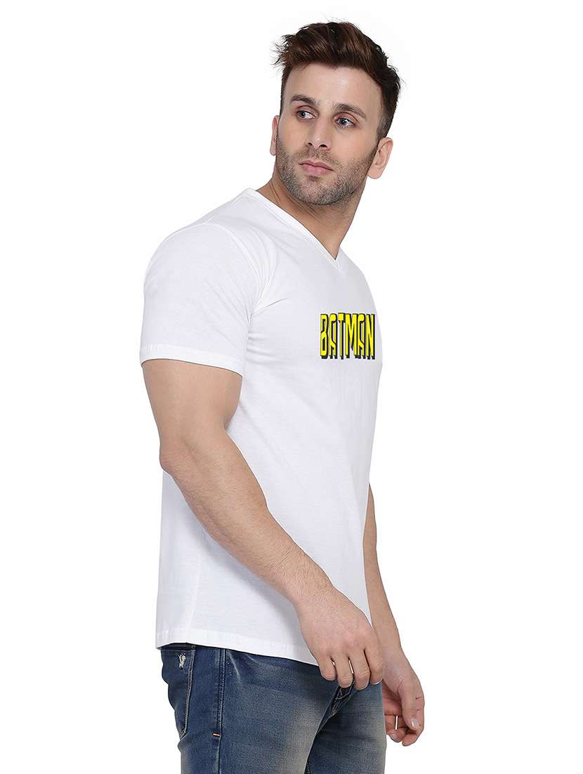 men short sleeve chest print t-shirt - 21531103 -  Standard Image - 1