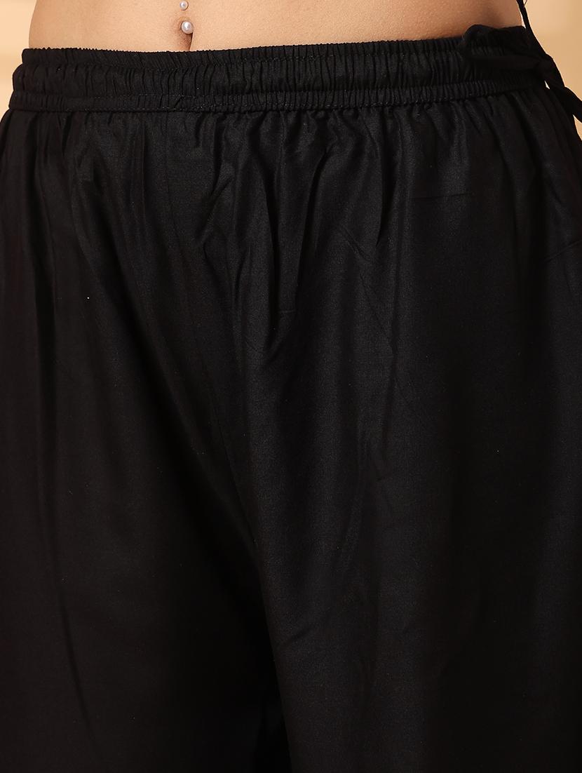 women solid straight palazzo - 21531149 - Standard Image - 4