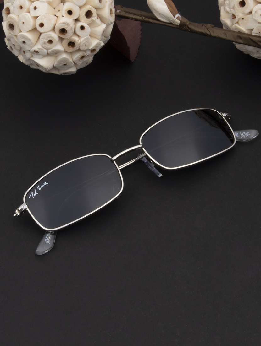 ted smith full rim rectangle shape branded latest and stylish sunglasses | glass lens & 100 % uv protection | men & women