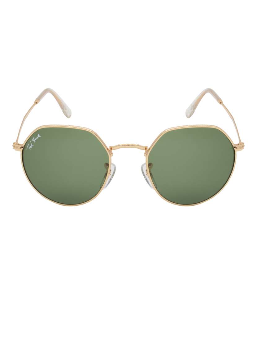 ted smith full rim round shape branded latest and stylish sunglasses | glass lens & 100 % uv protection | men & women - 21531159 -  Standard Image - 1