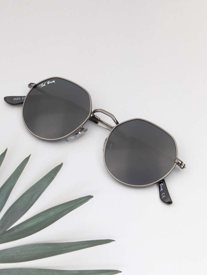 ted smith full rim round shape branded latest and stylish sunglasses | glass lens & 100 % uv protection | men & women