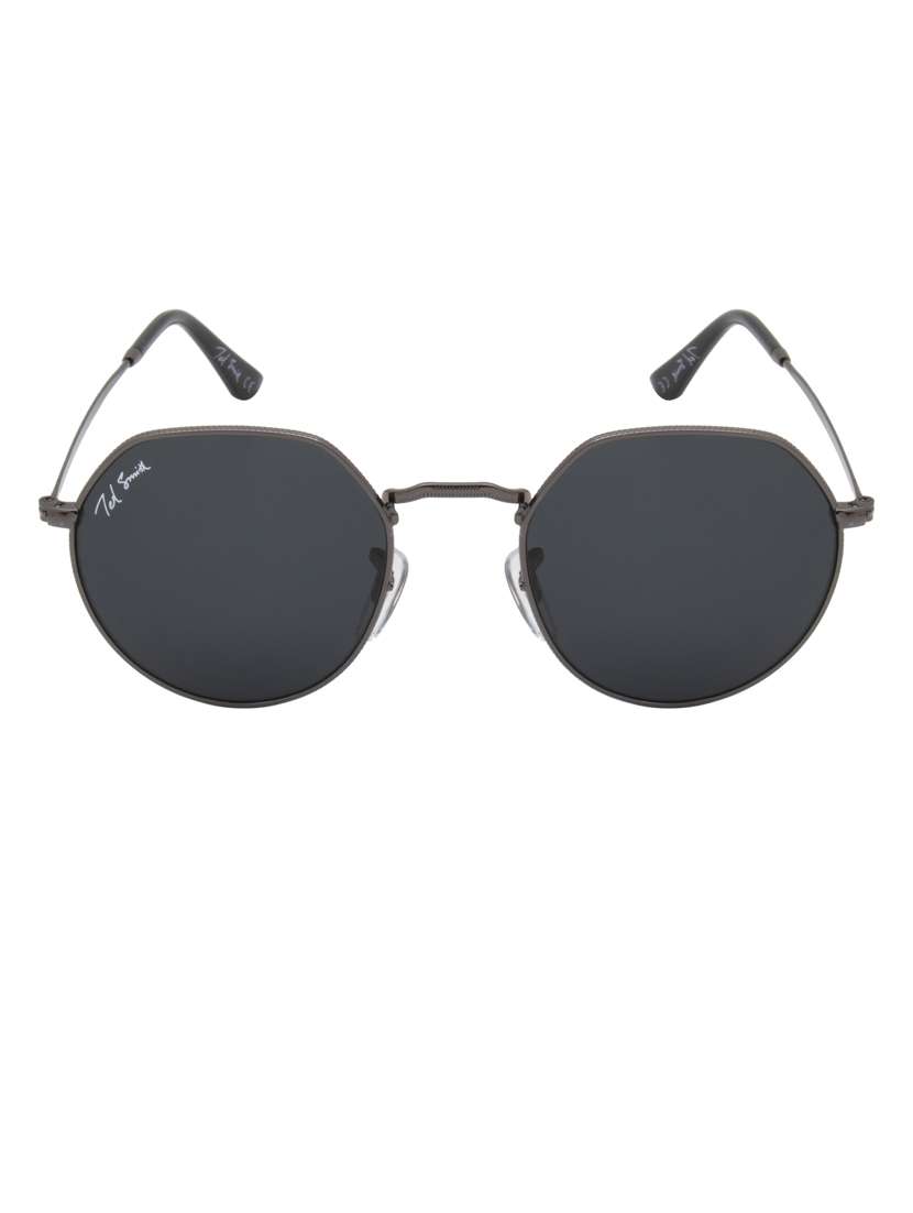 ted smith full rim round shape branded latest and stylish sunglasses | glass lens & 100 % uv protection | men & women - 21531160 - Standard Image - 1