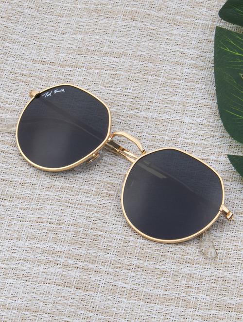 ted smith full rim round shape branded latest and stylish sunglasses | glass lens & 100 % uv protection | men & women - 21531161 -  Standard Image - 0