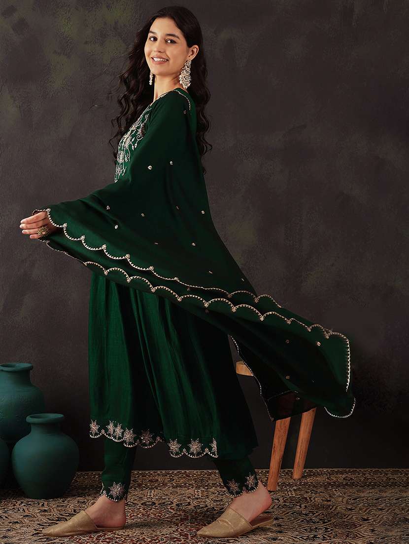 women kurta pant set with dupatta - 21531290 - Standard Image - 1