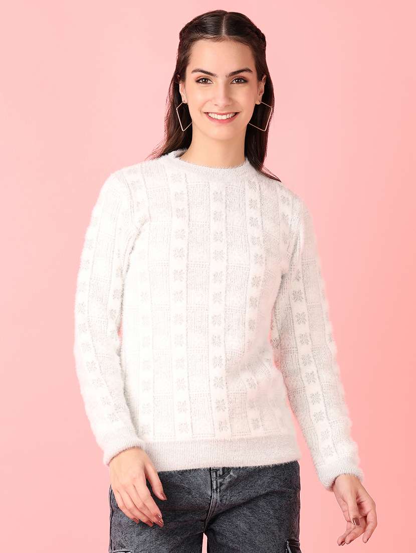 women sellf design long sleeve pullover