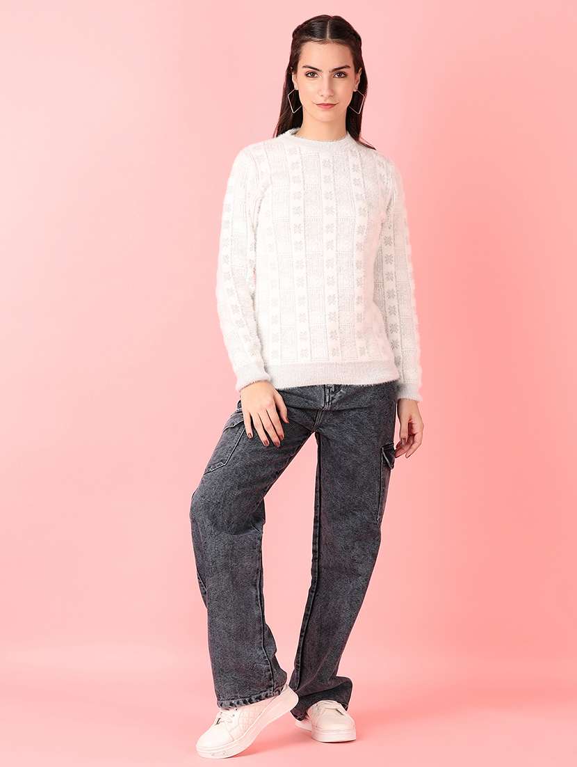 women sellf design long sleeve pullover - 21531426 -  Standard Image - 4