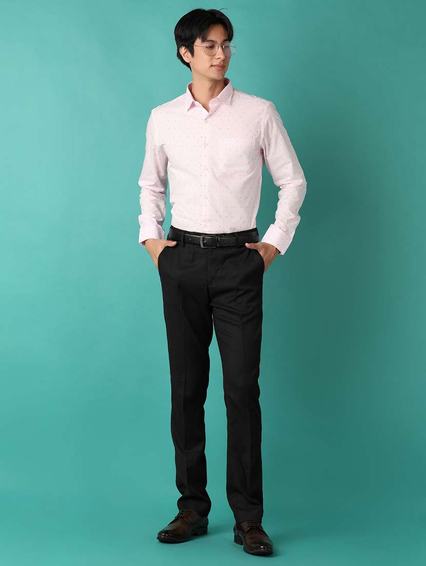 men printed long sleeve formal shirt - 21531446 - Standard Image - 4