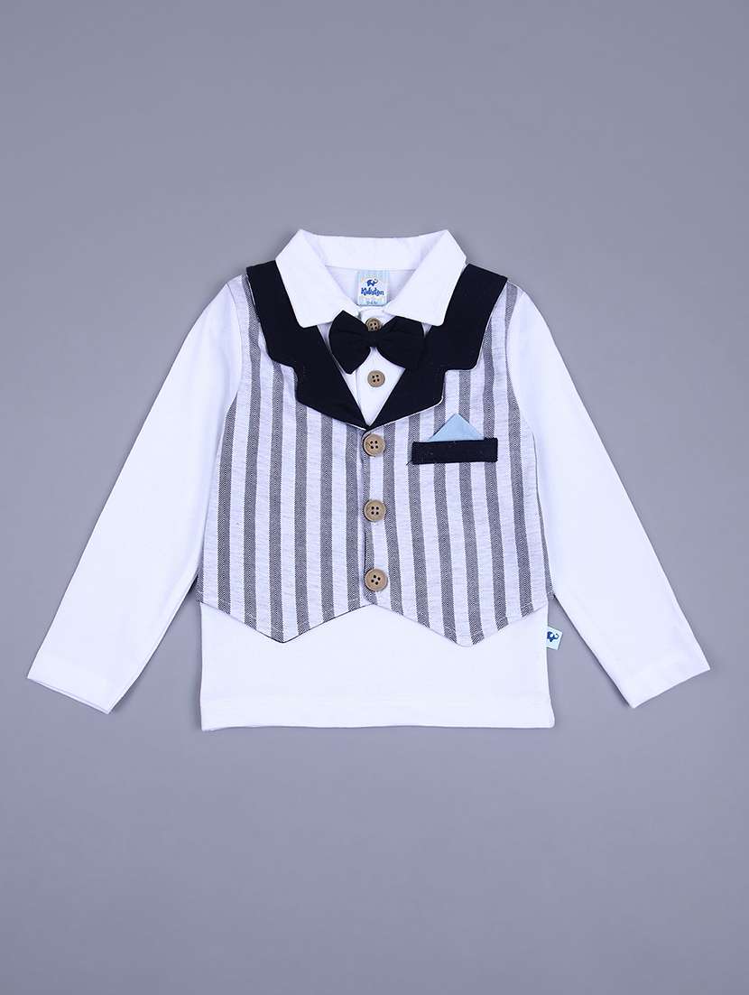 boys stripes printed full length sets - 21531461 -  Standard Image - 1