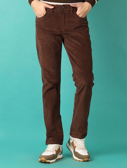 men mid rise solid corduroy - 21531479 -  Standard Image - 0