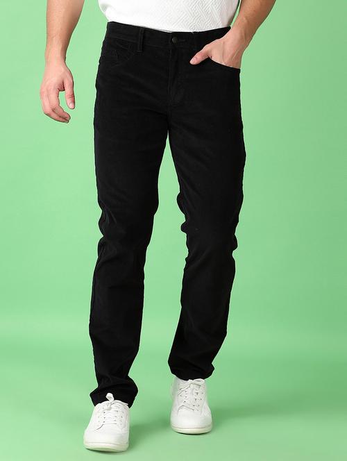 men mid rise solid corduroy - 21531482 -  Standard Image - 0