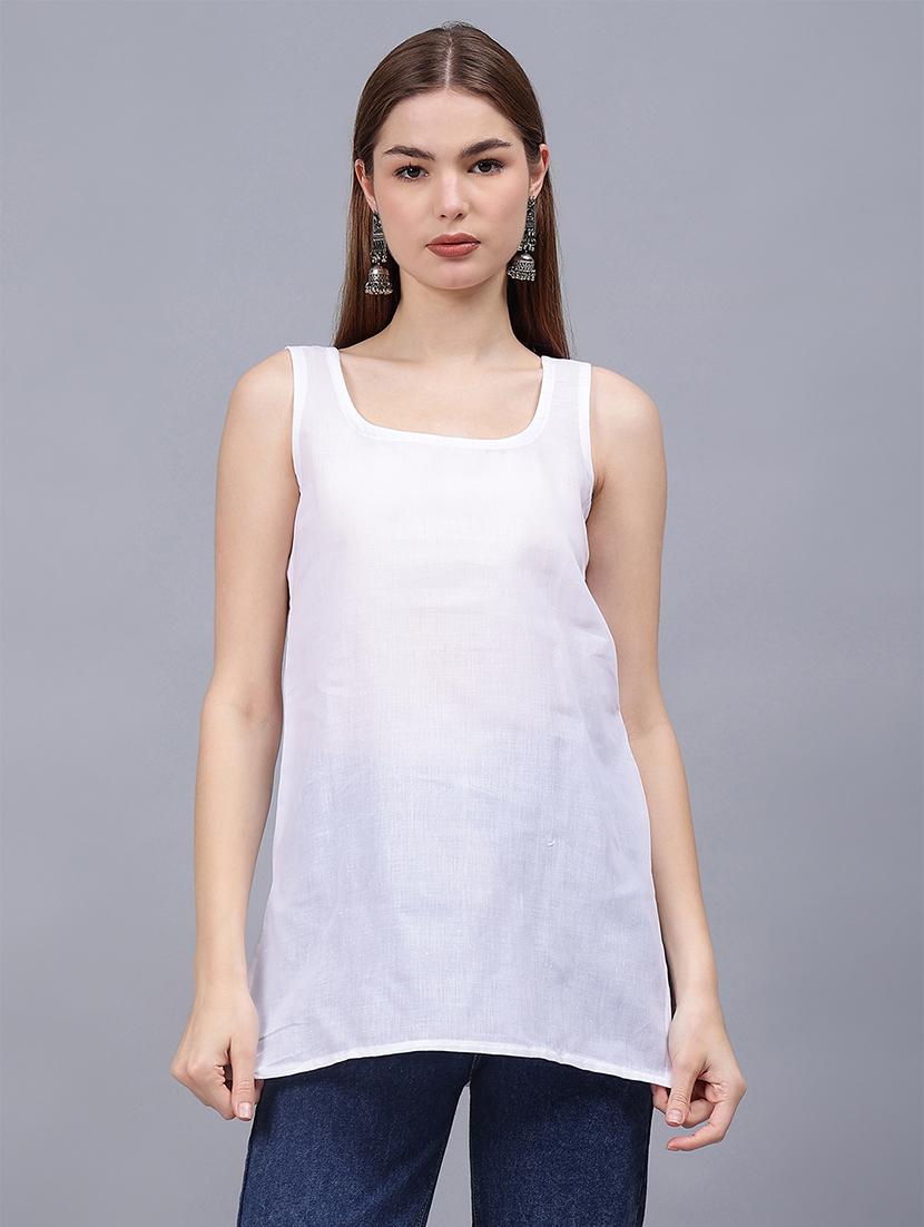 women chikankari straight kurti - 21531742 - Standard Image - 4