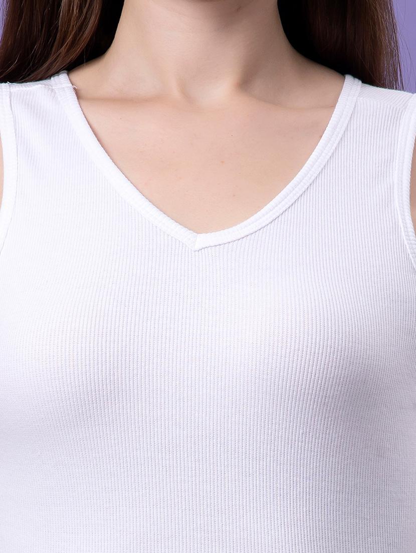 women solid sleeveless crop top - 21531756 - Standard Image - 6