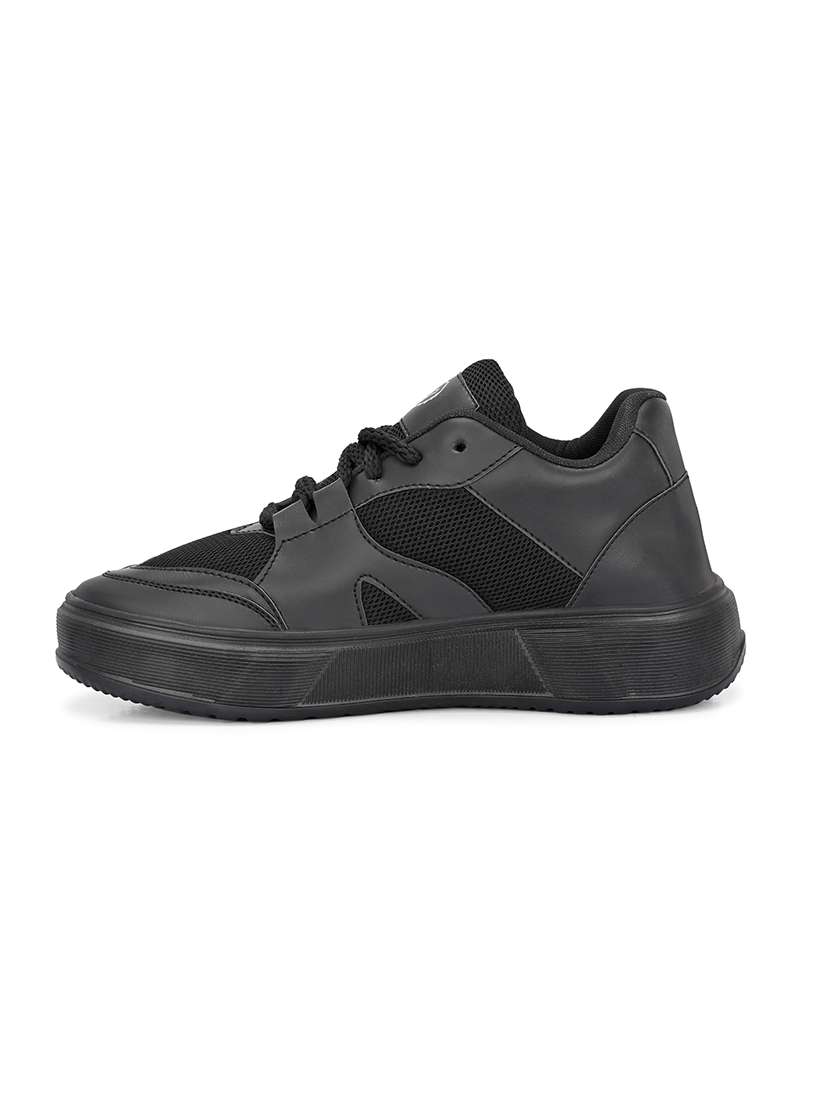 men black lace up casual shoes - 21531768 -  Standard Image - 4