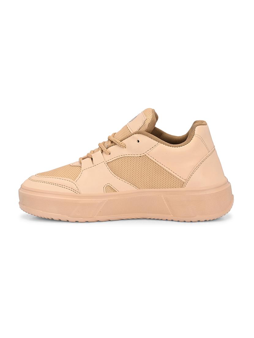 men beige lace up casual shoes - 21531769 - Standard Image - 4