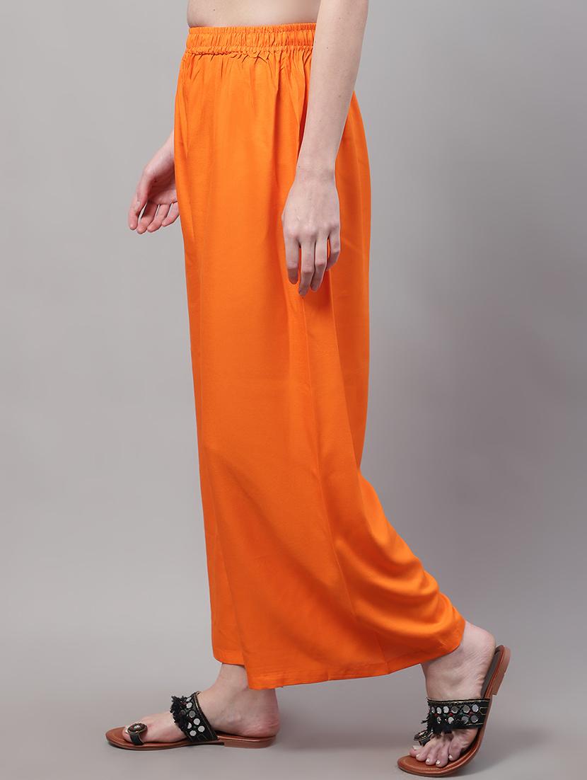 women full length solid palazzo - 21531845 -  Standard Image - 1